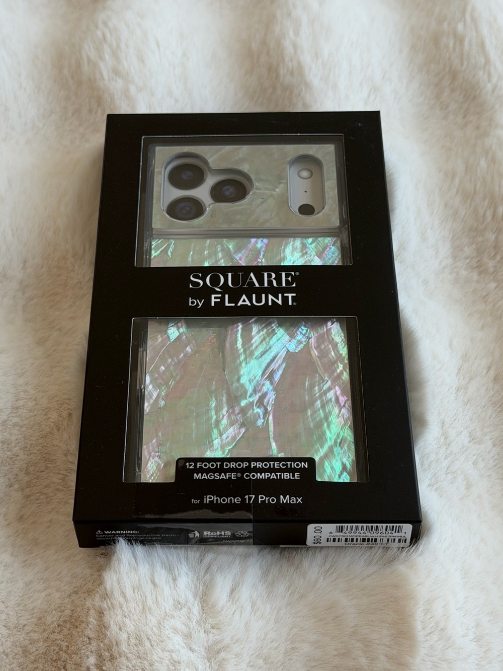 🆕 Flaunt Square | iPhone 17 Pro Max Mother of Pearl Case! - Picture 2 of 9